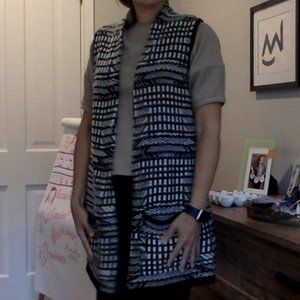 Anthropologie Long Sweater Vest